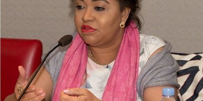 Marie Madeleine Dioubaté, femme Politique, ex candidate à l'élection Présidentielle de 2015.